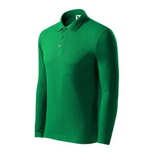 Malfini Pique Polo LS M MLI-22116 trávově zelené pánské polo tričko S