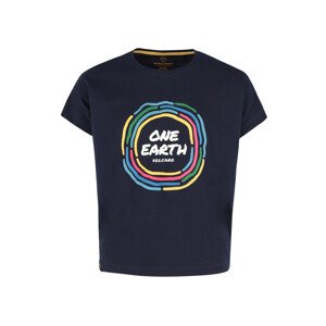 Volcano Regular T-Shirt T-One Junior G02559-S22 Námořnická modrá 134/140