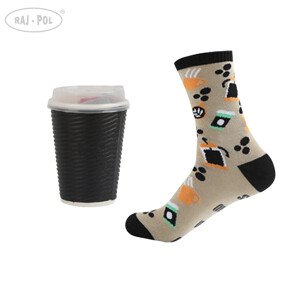 Raj-Pol Ponožky Coffe Multicolour UNI