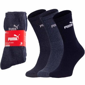 Puma 3Pack Ponožky 883296 Námořnická modrá 39-42