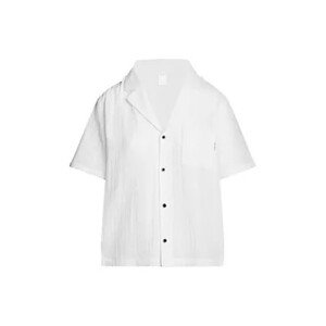 Dámská tkaná košile S/S BUTTON DOWN 000QS7137E100 - Calvin Klein M