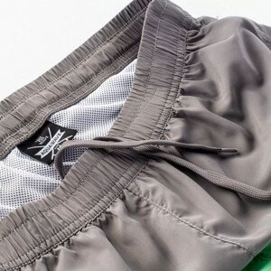 Pánské plavkové šortky Kaden II M Tmavě šedá se zelenou - Aqua Wave tm.šedá-zelená XL