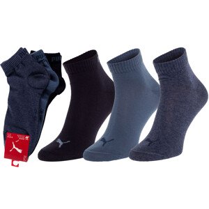 Puma 3Pack ponožky 906978 Navy Blue/Denim/Dark Blue 43-46