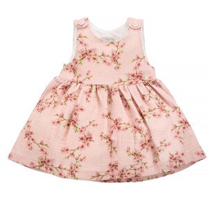 Pinokio Letní náladové šaty Pink Flowers 98