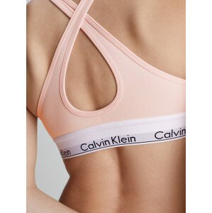 Dámská podprsenka Lift Bralette Modern Cotton000QF1654E2NT světle růžová - Calvin Klein M