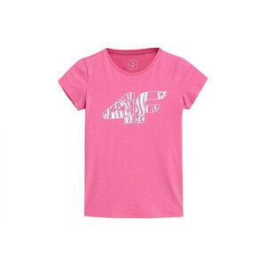 Dětské tričko 4F HJZ21-JTSD009B růžové 158