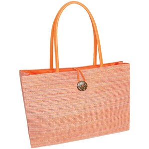 Plážová taška Semiline 1482-9 Orange/Ercu 30 cm x 44 cm x 10 cm