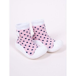 Dětské ponožky s podrážkou růžové 24 model 16650103 - Yoclub