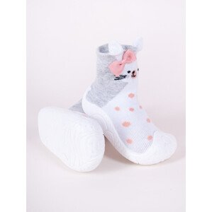 Dětské dívčí ponožky s podrážkou White 24 model 16703507 - Yoclub