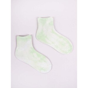 Yoclub Dívčí kotníkové bavlněné ponožky Tie Dye 3-Pack SKS-0091U-0000 Multicolour 27-30