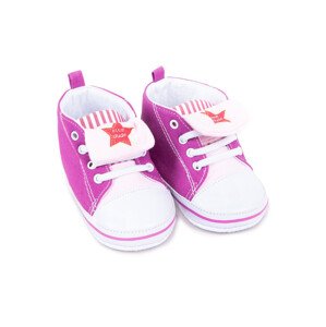 Yoclub Dětská dívčí obuv OBO-0183G-1000 Purple 3-9 měsíců