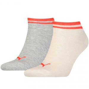 Unisex ponožky Heritage Sneaker 2Pack 07945 06 béžovo-šedá - Puma  43-46