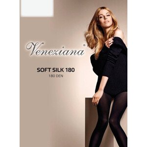 Dámské punčochové kalhoty Veneziana Soft Silk 180 den 5-XL nero/černá 5-XL
