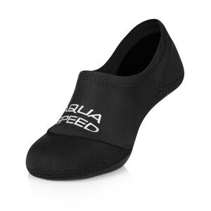 Unisex ponožky na plavání 177 Neo Pattern 07 černé - AQUA SPEED 42-43
