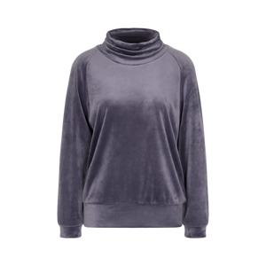 Dámský top Cozy Comfort Velour Sweater - GRAY - šedý 00JA - TRIUMPH GRAY 40