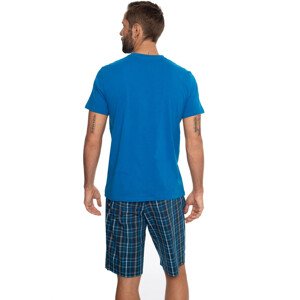 Pánské pyžamo 41294 Ethos blue - HENDERSON světle modrá XL