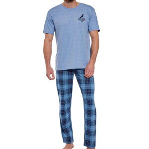 Pánské pyžamo 134/165 Canyon 2 - CORNETTE světle modrá XL