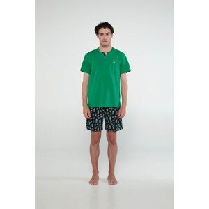 Vamp - Pyžamo s krátkými rukávy 20660 - Vamp green jolly 4xl