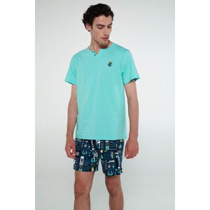 Vamp - Pyžamo s krátkými rukávy 20651 - Vamp blue radiance l