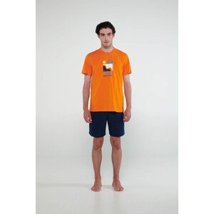Vamp - Pyžamo s krátkými rukávy 20623 - Vamp orange russet m