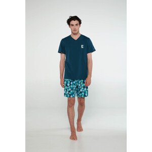 Vamp - Pyžamo s krátkými rukávy 20711 - Vamp blue depths xl