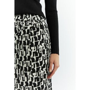 Monnari Sukně Dámská vzorovaná sukně Multi Black 36