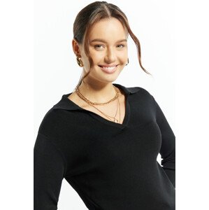 Monnari Svetry a kardigany Slim Fit Sweater Black XL