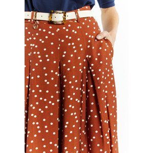Monnari Sukně Dámská rozšířená sukně Multi Brown 40
