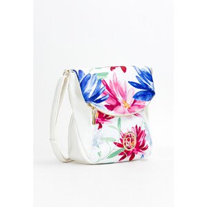 Monnari Bags Dámská kabelka s květinovým motivem Multi White OS