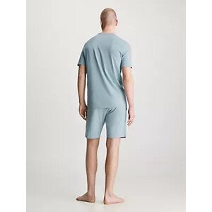 Spodní prádlo Pánské pyžamo S/S SHORT SET 000NM2428ECYA - Calvin Klein XL