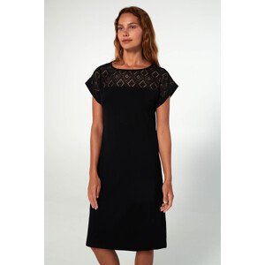 Vamp - Šaty s krátkými rukávy 20514 - Vamp black 3xl