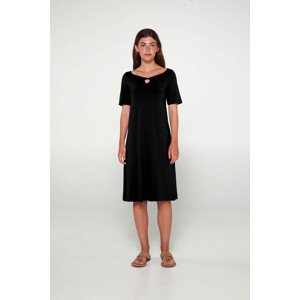 Vamp - Šaty s krátkými rukávy 20512 - Vamp black 3xl