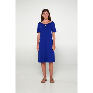 Vamp - Šaty s krátkými rukávy 20512 - Vamp blue lapis 3xl
