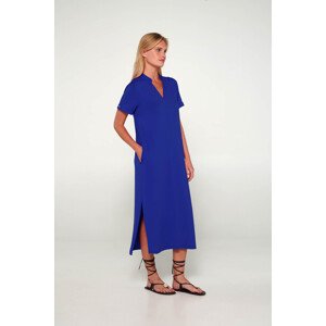 Vamp - Šaty s krátkými rukávy 20511 - Vamp blue lapis M