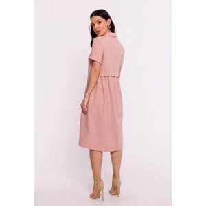 Šaty BeWear B282 Pink M