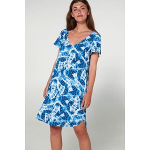 Vamp - Šaty s krátkými rukávy 20448 - Vamp blue wave xl