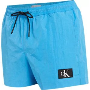 Pánské plavky Tkaný spodní díl SHORT DRAWSTRING KM0KM00979CGY - Calvin Klein XL