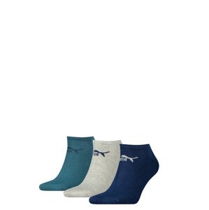 Kotníkové ponožky Puma 887497 Basic Sneaker A'3 šedo-bílo-černá 35-38