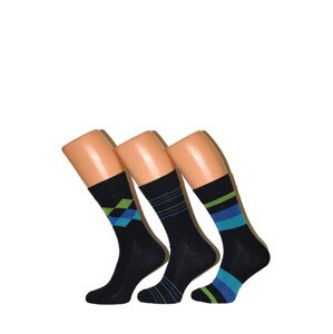 Pánské ponožky Premium model 17624121 A'3 - Cornette Barva: tmavě modrá, Velikost: 39-41