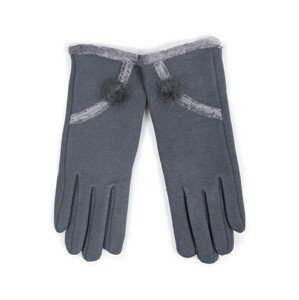 Yoclub Dámské rukavice RES-0026K-AA50-001 Graphite 24