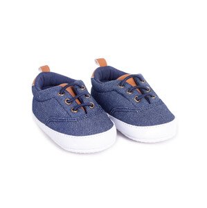 Yoclub Dětské chlapecké boty OBO-0215C-1800 Denim 0-6 měsíců