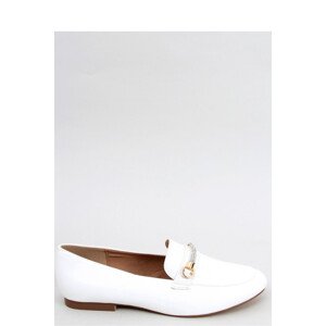 Dámské boty / Mokasíny  shoes model 18405306 - IDEAL SHOES Velikost: 39, Barvy: bílá