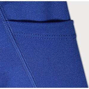 Světle modré legíny s kapsičkami (XL003-9) Barva: odcienie niebieskiego, Velikost: S (36)