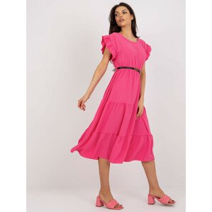 Šaty MI SK 21976.57 tmavě růžová jedna velikost