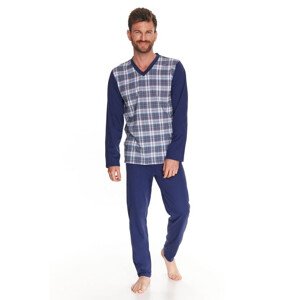 Pánské pyžamo model 18428266 tmavě modré L - Taro
