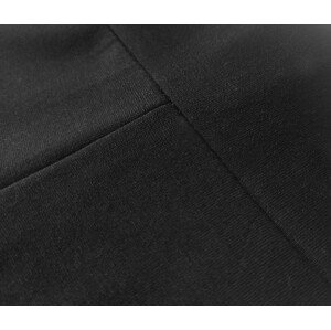 Černé sportovní legíny (YW06011) Barva: odcienie czerni, Velikost: S (36)