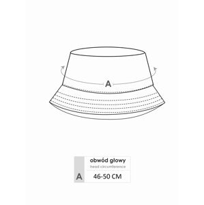Yoclub Bucket Letní klobouk pro chlapce CKA-0261C-A110 Navy Blue Velikost: 46-50