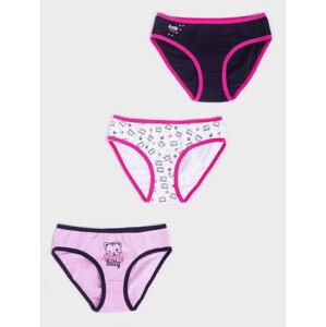Cotton Girls' Briefs Underwear 3Pack model 18504898 Multicolour 110116 - Yoclub