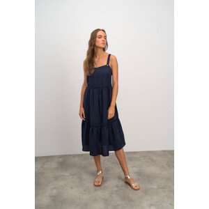 Vamp - Pohodlné dámké šaty 16512 - Vamp blue marine xxl