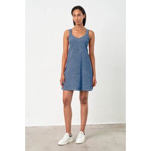 Vamp - Pohodlné froté šaty – Anissa 18369 - Vamp blue horizon xl